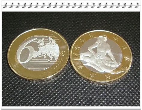 new arrival 1pcs lot sexy europe commemorative coins silver gold clad coin silver crucible coins