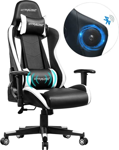Gtracing Gaming Chair With Speakers Massage Wireless