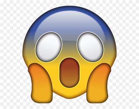 Face Screaming In Fear Emoji For Facebook, Email Sms Id - Wow Emoji PNG