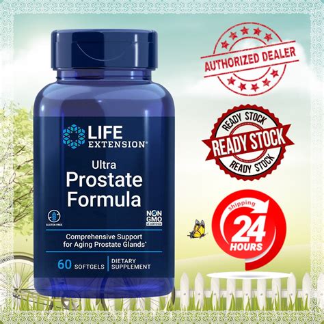 [life extension] ultra prostate formula 60 softgels shopee malaysia