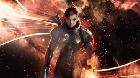 Mass Effect Shepard Women Wallpapers Wallpaper Cave