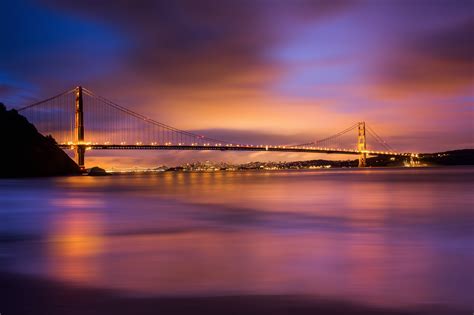 Golden Gate Bridge Sunset Wallpapers Top Free Golden Gate Bridge