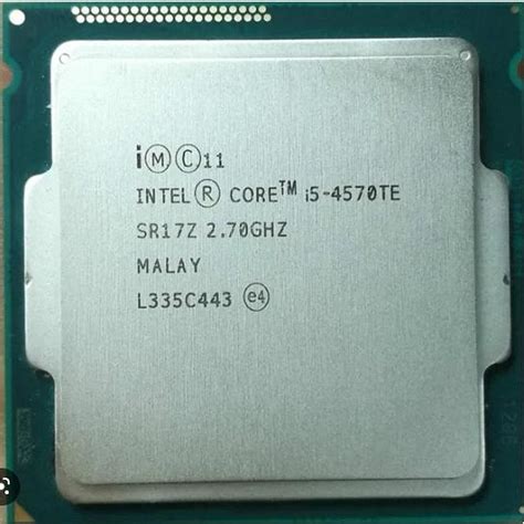 Intel Core I5 4570te Sr17z 2c 27ghz 4mb 35w Lga1150 Cm8064601484301