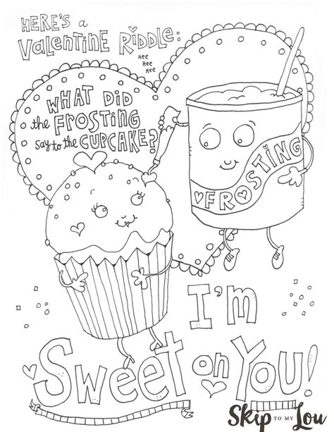 Hearts coloring sheet for valentines day, free printable joined hearts picture to color or use as tattoo. Valentine Coloring Sheet | Skip To My Lou