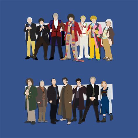 The 14 Doctors Doctor Who T Shirt Teepublic