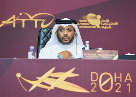 Qatar Has Become Home Of World Table Tennis Khalil Al Mohannadi Stad