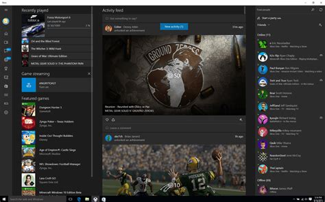 Xbox App Für Windows 10 Bilderstrecken Winfuturede