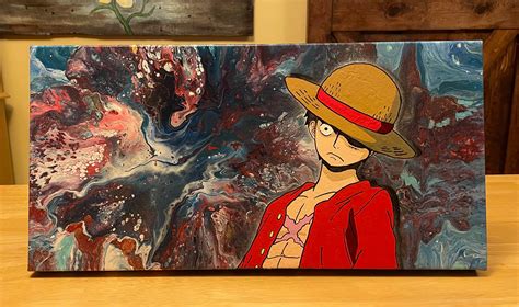 Luffy At Sea Acrylic Painting Ronepiece