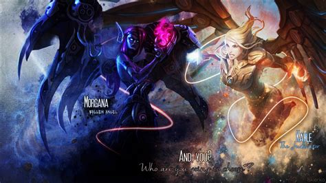 Morgana Kayle Wallpaper League Of Legends By Iskierka0 On Deviantart