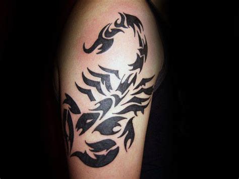 Terrifying but fascinating scorpion tattoos of all kinds through the scorpion tattoo person wants to inform others about his or her loneliness and state of protection and isolation. 50 Tribal Scorpion Tattoo Designs For Men - Manly Ink Ideas