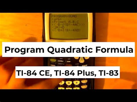 Distance Formula Ti 84 Program - nutritracker