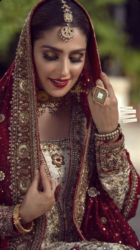 Bridal Look Of Pakistani Actress Ayeza Khan Showbiz Pakistan
