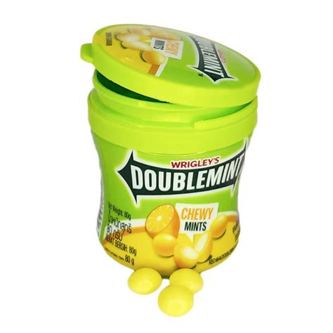 Wrigleys Doublemint Chewy Mints Lemon Flavour 80gm