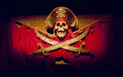 Talking Skull Disneyland Rides Pirates Of The Caribbean Pirate Decor