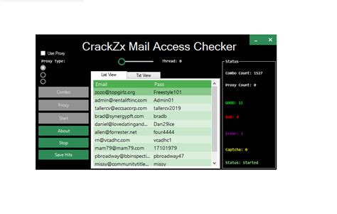 Mail Access Checker By CrackZx FULL CRYPTERS