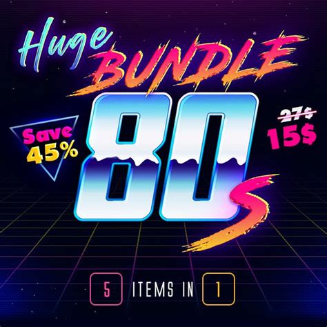 1980s Graphics Designs And Templates From Graphicriver