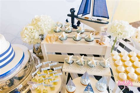 Modern Nautical Birthday Party Birthday Party Ideas And Themes