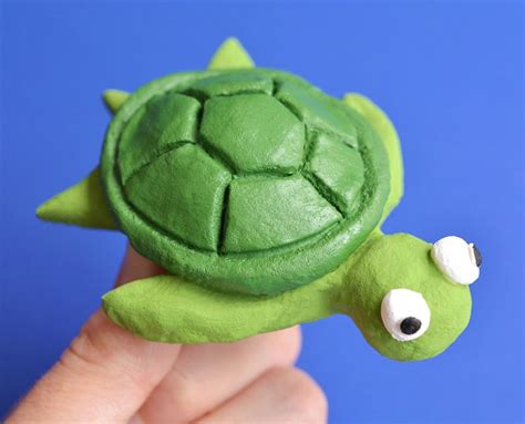 how to make a clay turtle easy turtle clay sculpture