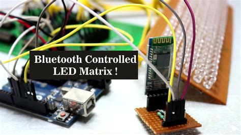 Bluetooth Controlled Led Matrix 8 Steps With Pictures Instructables