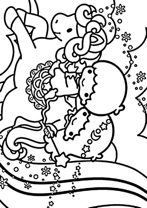 Sanrio Halloween Coloring Pages Coloring Pages