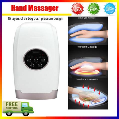 Electric Hand Massager Knuckle Hot Compress Air Pressure Blam Wrist Massage Us For Sale Online