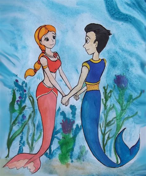 Favorite Mermaid Couple By Tielgar On Deviantart