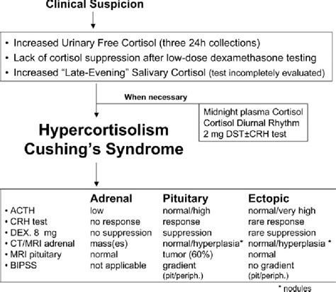 Figure 1 From Diagnosis And Complications Of Cushings Syndrome A