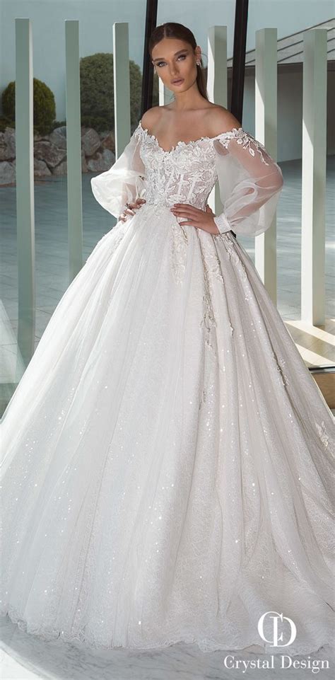 Wedding gowns mermaid wedding dresses mermaid dresses gowns elegant long sleeve wedding dresses elegant bridal gown wedding dresses lace mermaid fashion dream wedding dresses. 16 sukni ślubnych z bufiastymi rękawami hit 2021