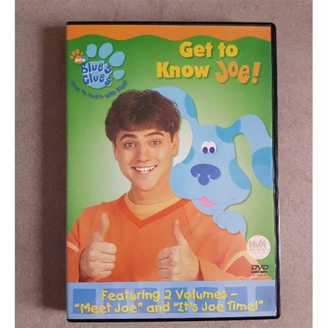 Joe gets a clue closing credits 3. Blue's Clues DVD - Get to know Joe, Music & Media, CDs ...