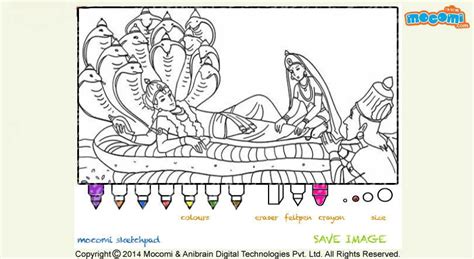 257k.) this 'lord shiva coloring pages with brahma and vishnu' is for individual and noncommercial use only, the copyright belongs to their respective creatures or owners. Lord Vishnu - Colouring pages for Kids | Coloring pages ...
