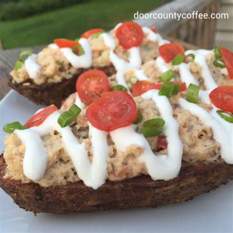 Colombian Crusted Stuffed Potato Skins Monterey