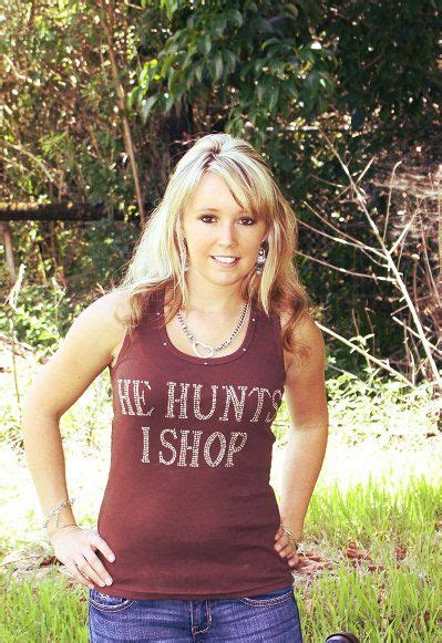 He Hunts I Shop Tank Top For Your Lovely Hunter S Wife Only One