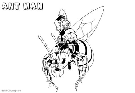 Ant man introduces the quantum world to our children in the most fun way they can imagine… getting small! Ant Man from Marvel Characters Coloring Pages - Free ...