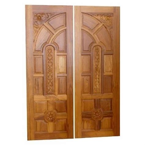 Double Door Teak Wooden Door At Best Price In Faizabad By Shree Ganesh