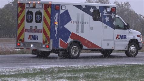 911 Amr Ambulances Spotted Responding To Wintery Accidents