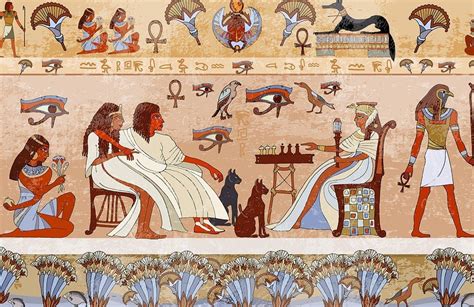 Ancient Egypt Mural Wallpaper Egypt Wallpaper For Home Uk Ancient Egyptian Art Egypt