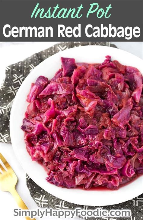 Discard the solids and return the liquids to the instant pot. Instant Pot German Red Cabbage is a delicious vegetable ...