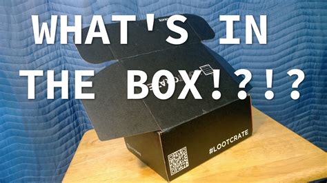 Loot Crate Unboxing Mystery Pop Culture Lab