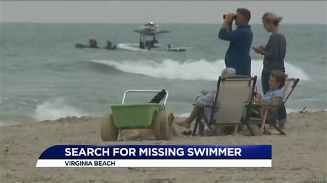 Search Continues For Missing Swimmer At The Oceanfront