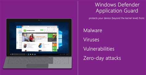 When a person tries to access a site that is not recognized or trusted, the application guard creates a new case of windows which has the ability to support the running of microsoft edge browser. Microsoft announces Windows Defender Application Guard for ...