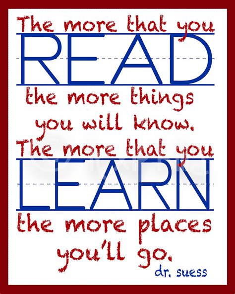 Quotes About Reading Dr Seuss 20 Quotes