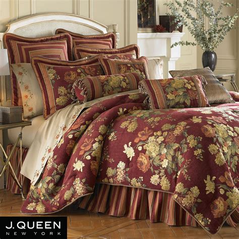 Cotswold Floral Comforter Set Burgundy Comforter Sets Bedding Sets