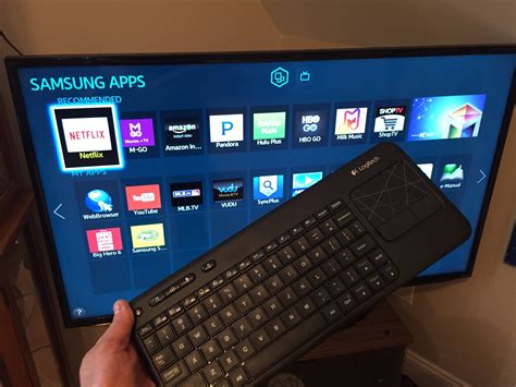 Samsung 50 Led Smart Tv With Keyboard By Logitech Keyboard And Smart H