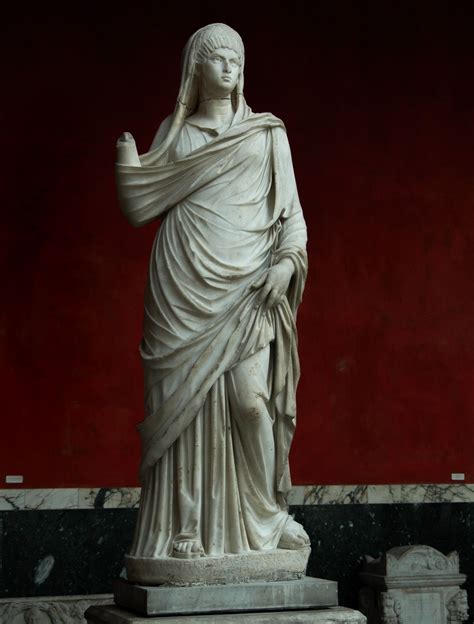 Statue Of A Roman Woman Copenhagen New Carlsberg Glyptotek Ny