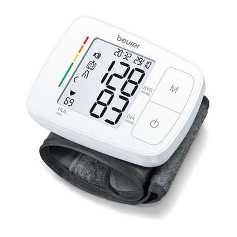 Beurer Talking Wrist Blood Pressure Monitor Adjustable Cuff Automatic