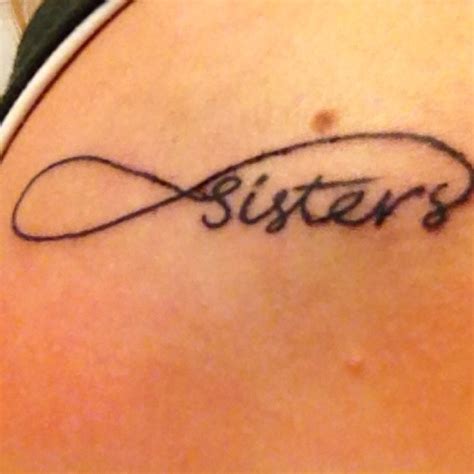 Infinity Matching Tattoos Sister Tattoos Matching Sister Tattoos