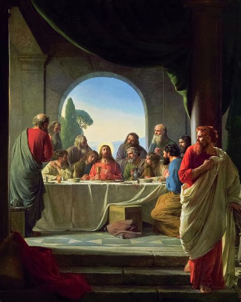 The Last Supper 1876 Painting By Carl Heinrich Bloch Pixels