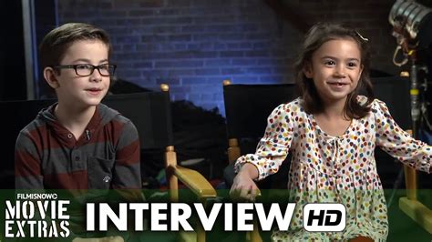 Daddy S Home 2015 Behind The Scenes Movie Interview Scarlett Estevez And Owen Wilder Vaccaro