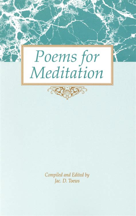 Poems for Meditation | Gospel Publishers