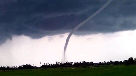 A tornado is a violently rotating column of air extending from the base of a thunderstorm down to the ground. Fourth mini tornado strikes Kedah | The Star